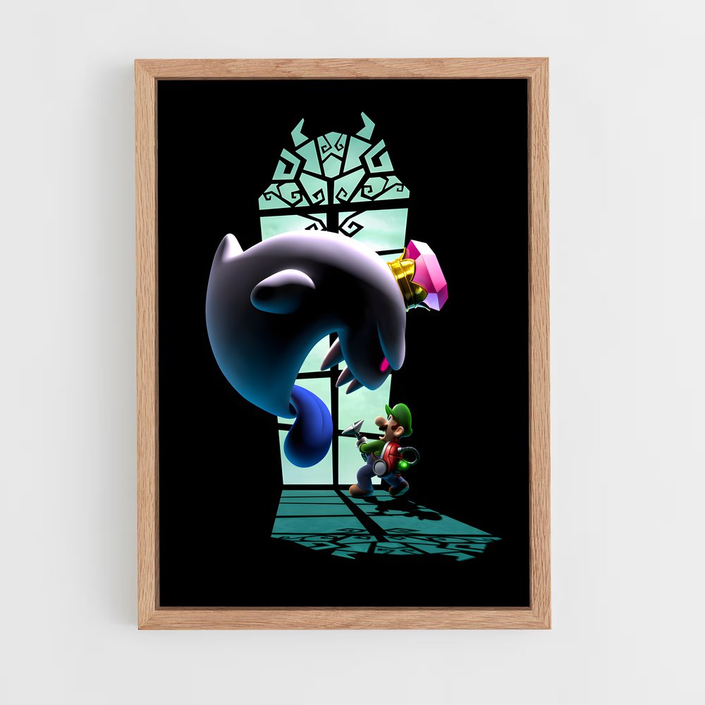 Poster King Boo au Façade – affiche Mario (vue 4)